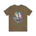 The Wizard's Floating Tower - Short Sleeve Tee Heather Olive